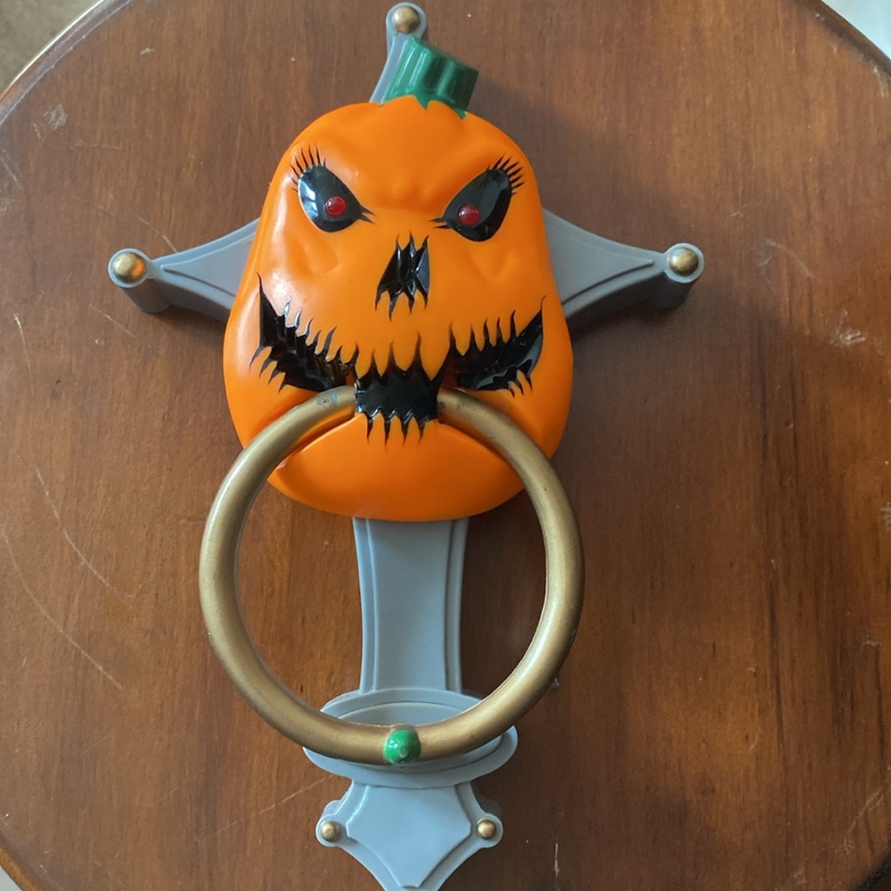 Vintage Trendmasters Spooky Jack o’ Lantern Door Knocker